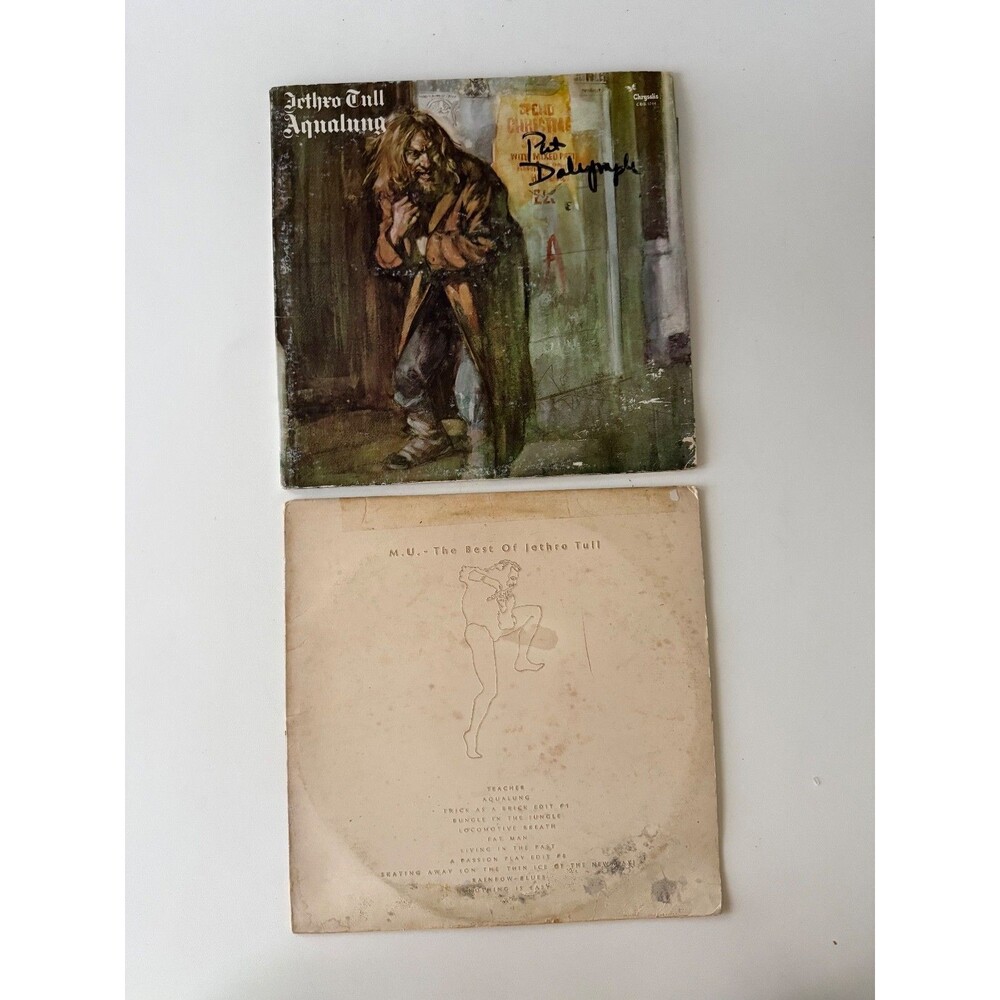 Jethro Tull Aqualung (VG+) / M.U. Best Of  Jethro Tull (VG) LP Lot Cleaned